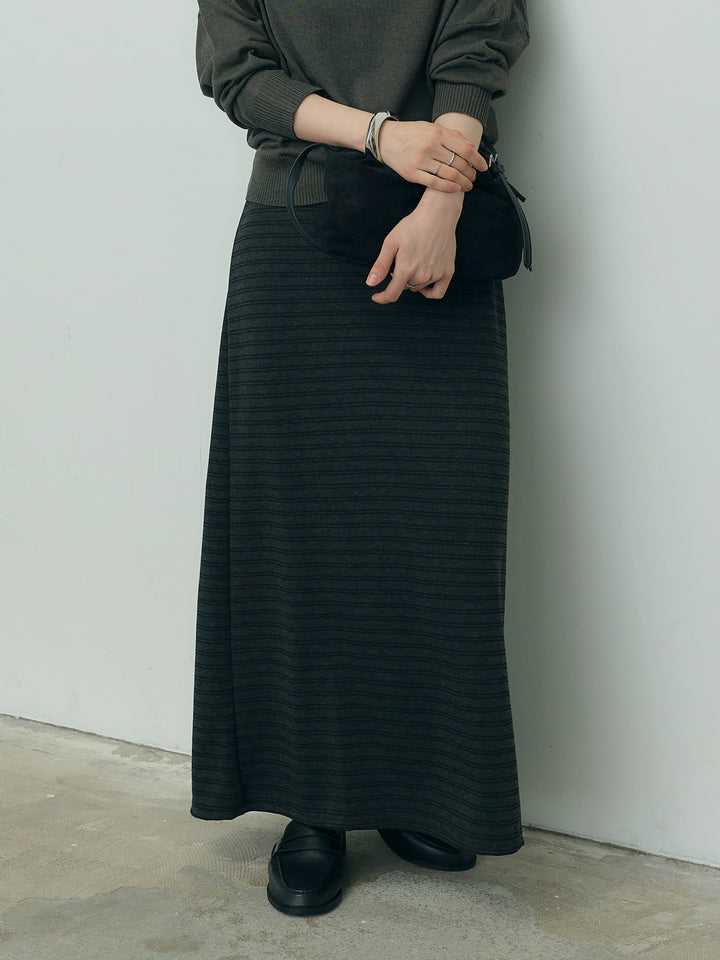 ドロストボーダーストレートスカート
