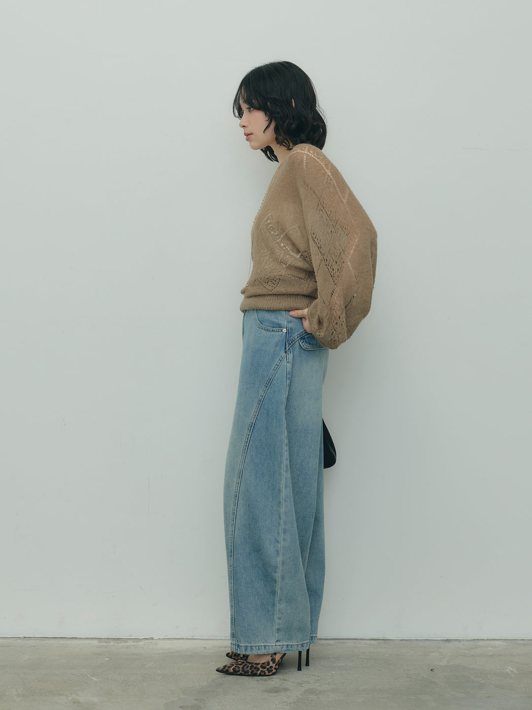 デニムカーブパンツ