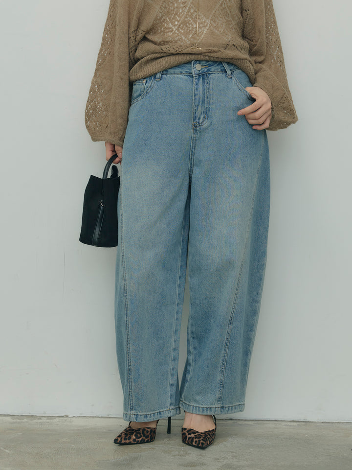 デニムカーブパンツ