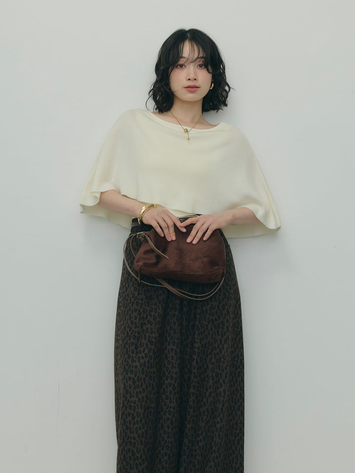 ケープデザインニット